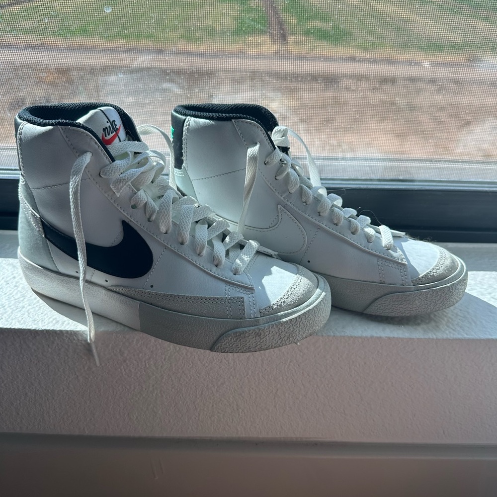 Nike White and Black Shoes